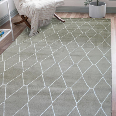 Бельгийский ковер Ambiance 81228 Beige-White