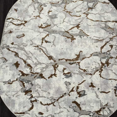 Ковер F289 - GRAY-GREEN - Овал - коллекция PALERMO
