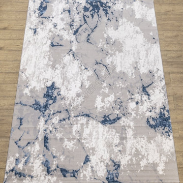 КОВРЫ ДИЗАЙН 10465A ЦВЕТ GRI / K.MAVI Nord