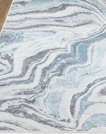 Ковер бельгийский Ragolle ROYAL PALACE 2020 17055 6646 (вискоза, серый,голубой)