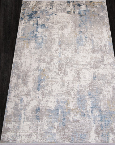 Ковер турецкий C118AB Elexus Olimpos (Акрил, Эвкалиптовый шелк, серый, голубой)
