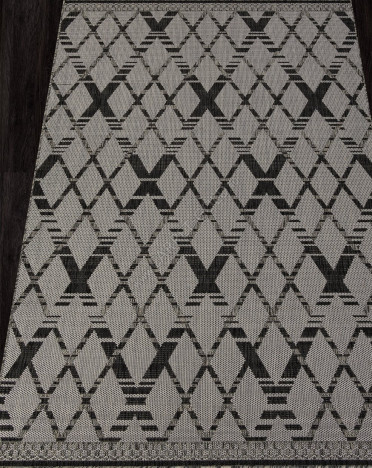 Ковер российский S135 KAIR (Полипропилен, серый) прямоугольный