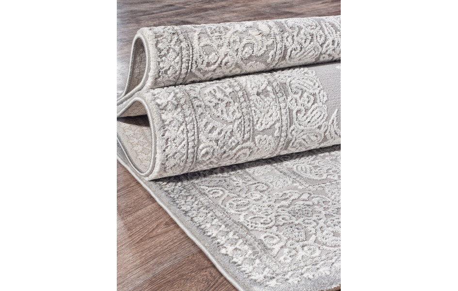 Ковер турецкий прямоугольный 03763A GREY - коллекция ARMINA