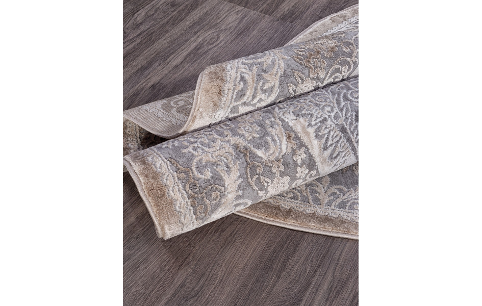 Ковер 03880C - GREY / BROWN - Круг ARMINA