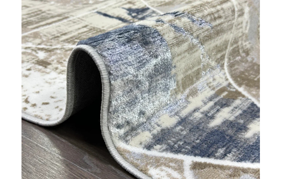 D067A_CREAM SHIRINK BLUE FDY Semnan овал